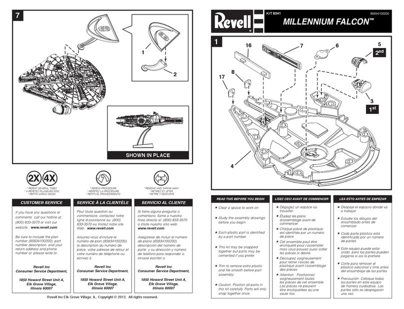 REVELL KIT 8341 User manual