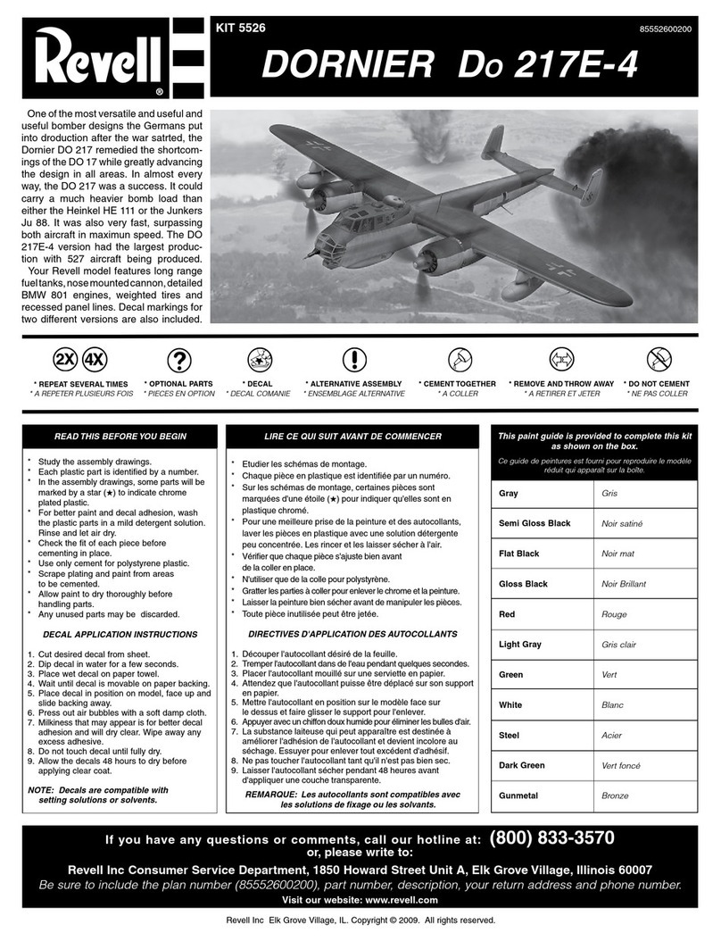 REVELL KIT 5526 User manual
