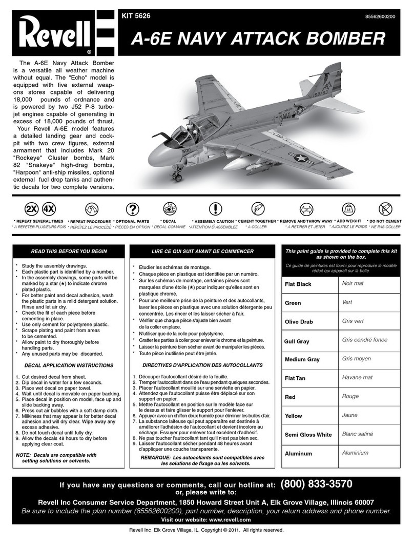 REVELL KIT 5626 User manual REVELL KIT 5626 User manual