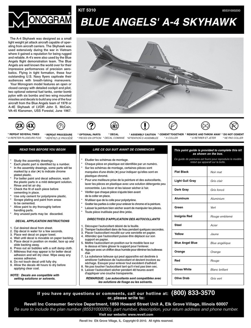 REVELL KIT 5310 Assembly manual
