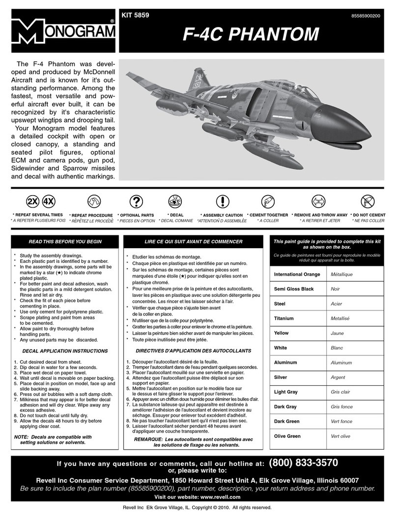 REVELL KIT 5859 Assembly manual