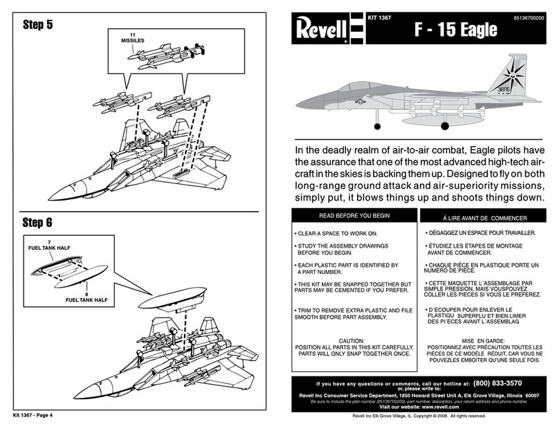 REVELL KIT 1367 User manual REVELL KIT 1367 User manual