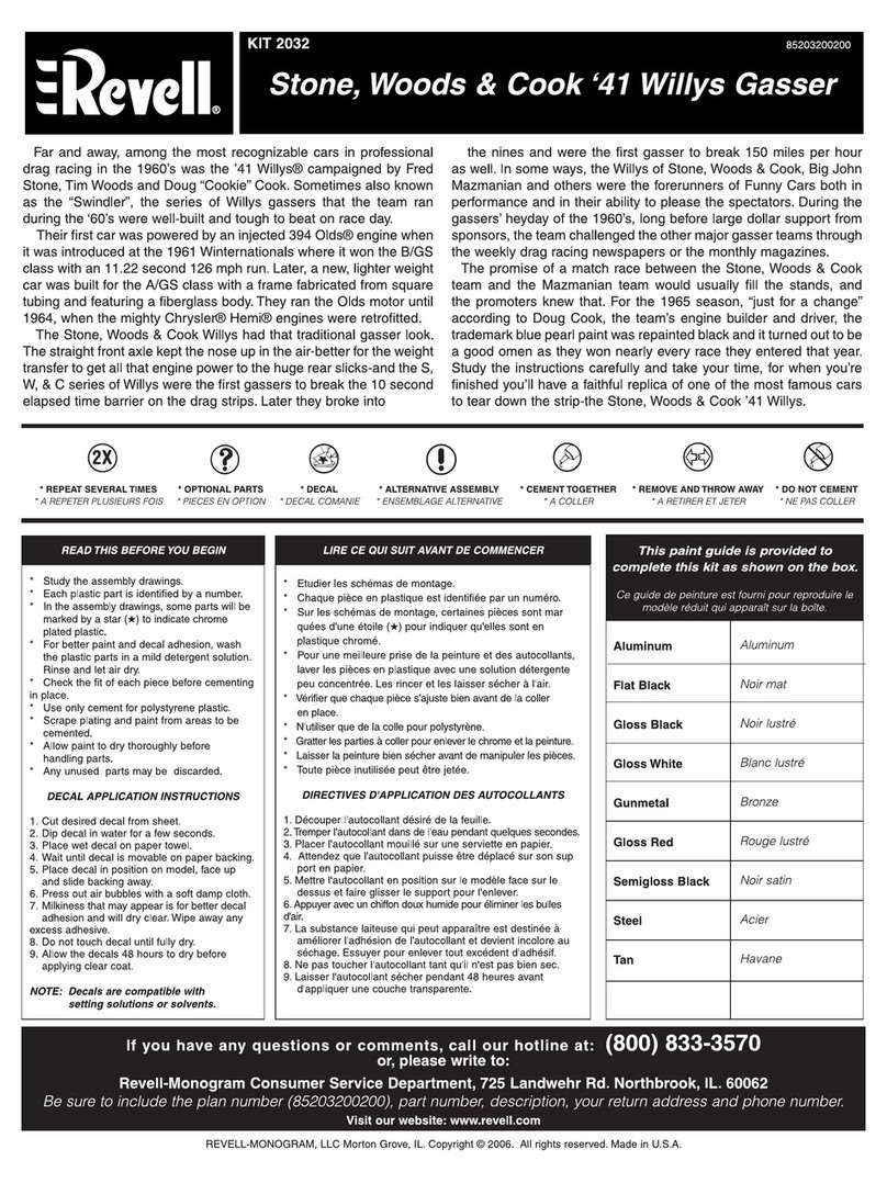 REVELL KIT 2032 User manual