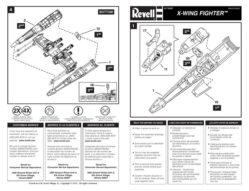 REVELL KIT 8337 User manual