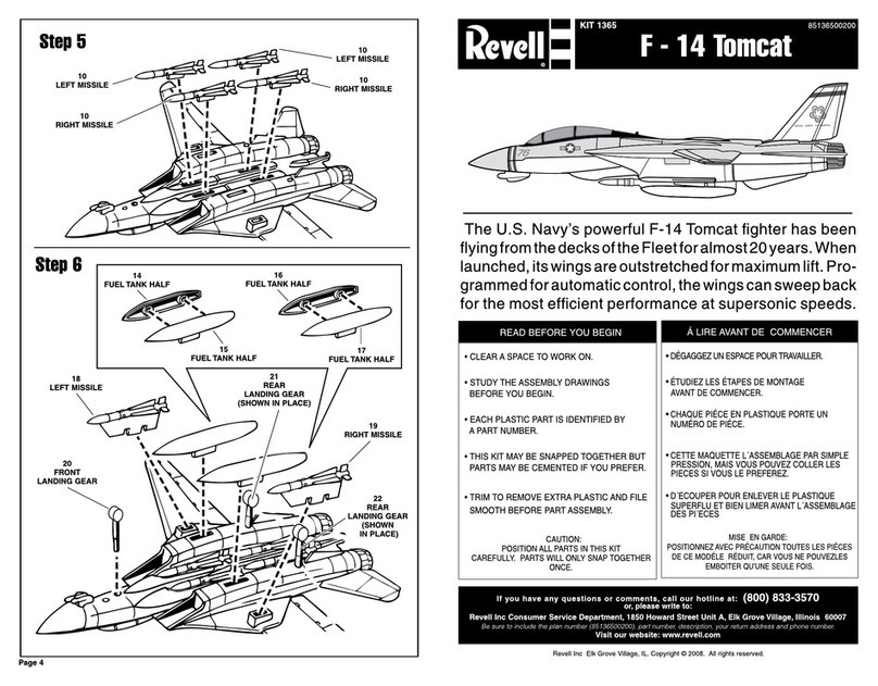 REVELL KIT 1365 User manual