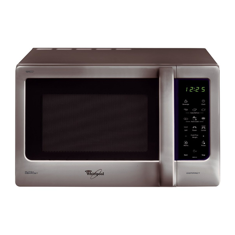 Whirlpool MWD 308 Instructions for use