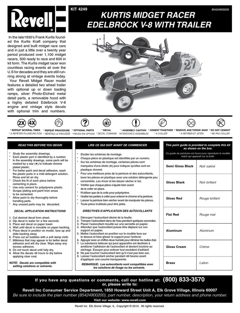 REVELL KIT 4249 Assembly manual