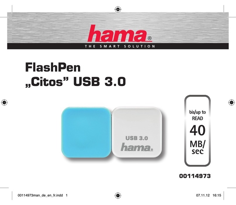 Hama Citos FlashPen USB 3.0 User manual