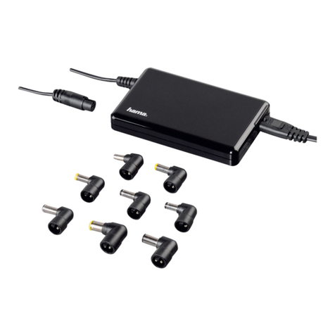 Hama Notebook Power Supply operating instructions
