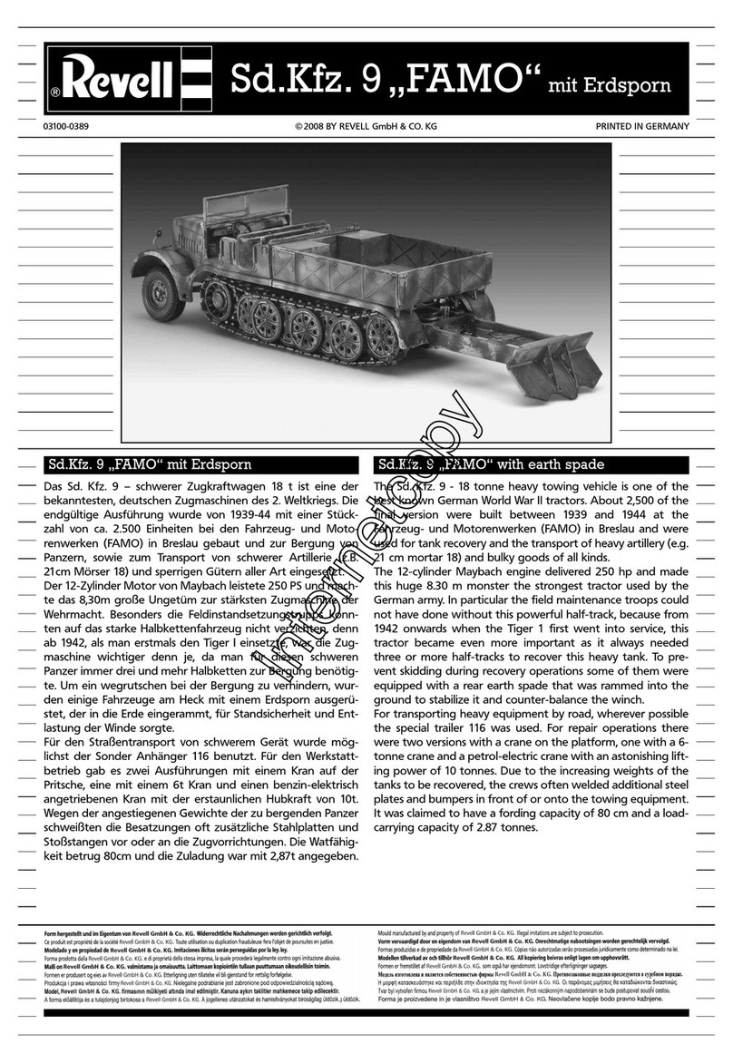 REVELL Sd. Kfz. 9 "FAMO" Assembly manual REVELL Sd. Kfz. 9 "FAMO" Assembly manual