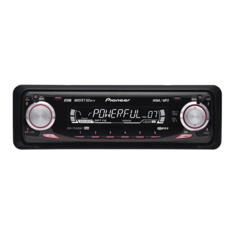 Pioneer DEH-P3630MP installation manual