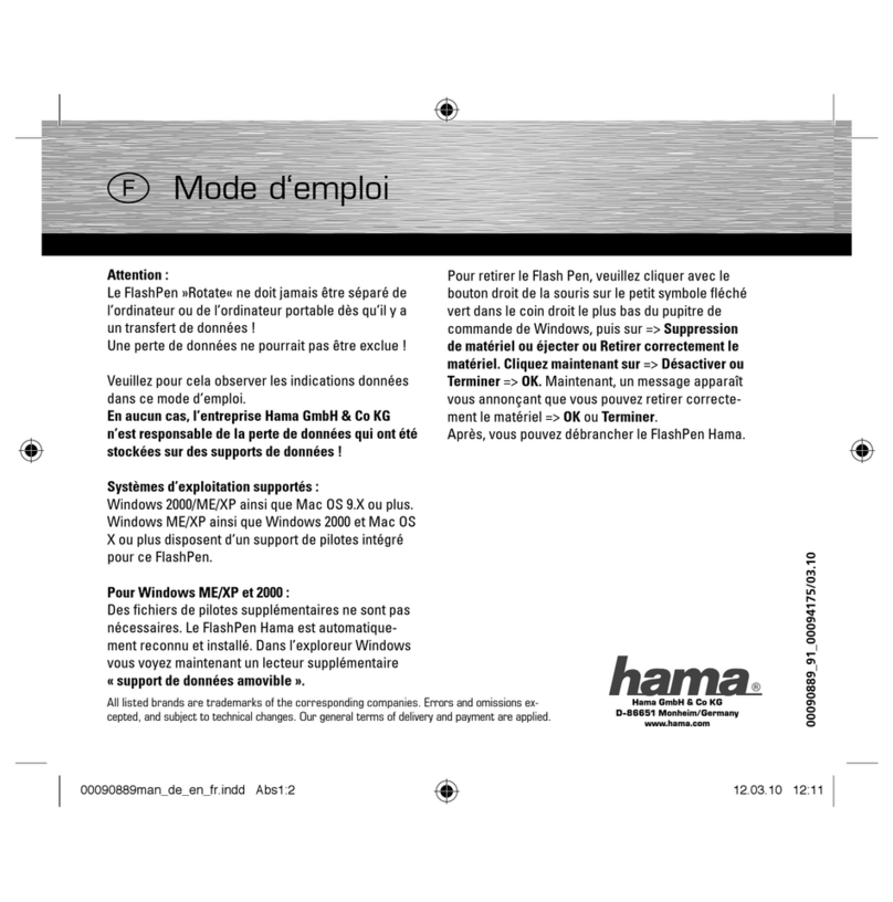 Hama Rotate FlashPen User manual