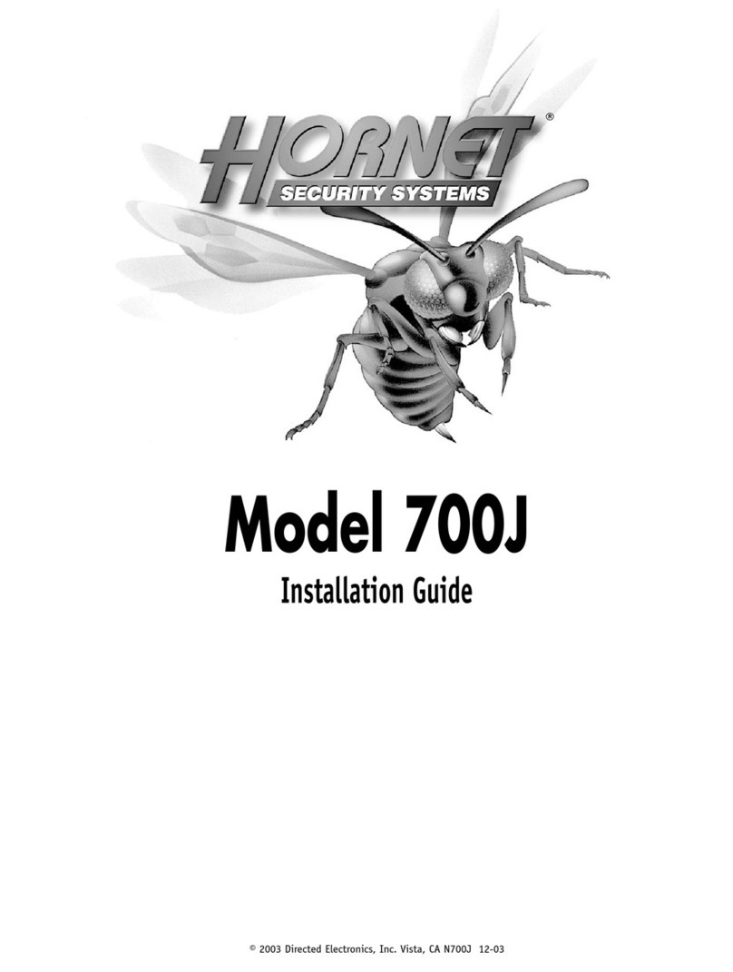 Hornet 700J User manual