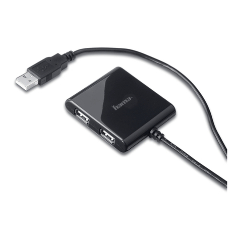 Hama Premium Silver USB 2.0 Hub 1:4 User manual Hama Premium Silver USB 2.0 Hub 1:4 User manual