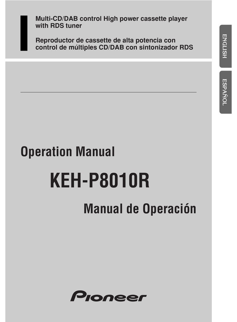 Pioneer KEH-P8010R Operation manual