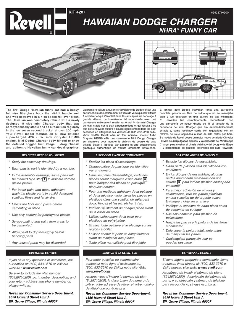 REVELL KIT 4287 User manual