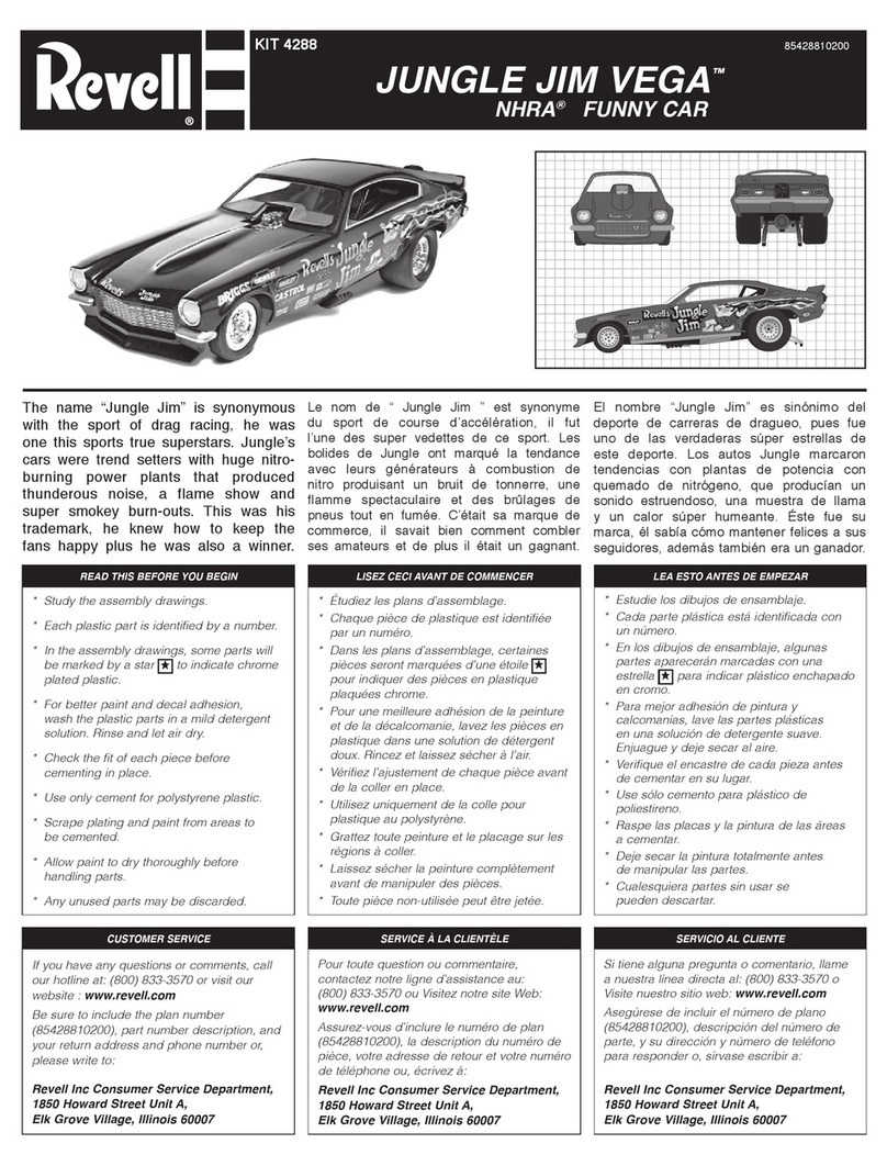 REVELL KIT 4288 Assembly manual