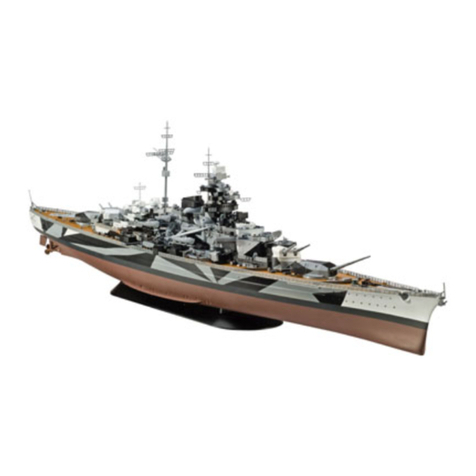 REVELL Battleship Tirpitz User manual