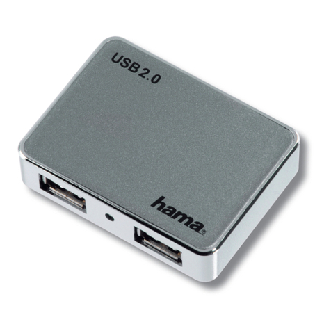 Hama USB Hub Operating	 instruction