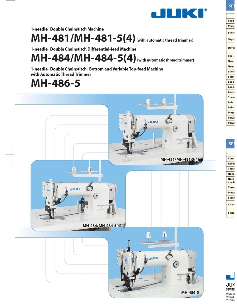 JUKI MH-481 User manual JUKI MH-481 User manual