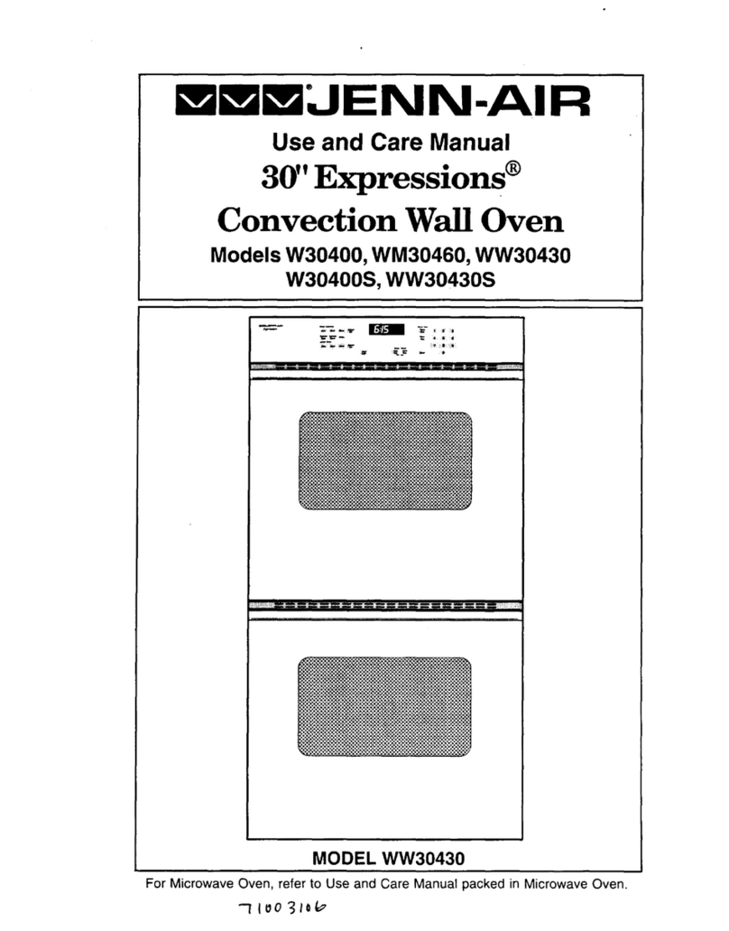 Jenn-Air EXPRESSIONS W30400 use and care manual Jenn-Air EXPRESSIONS W30400 use and care manual
