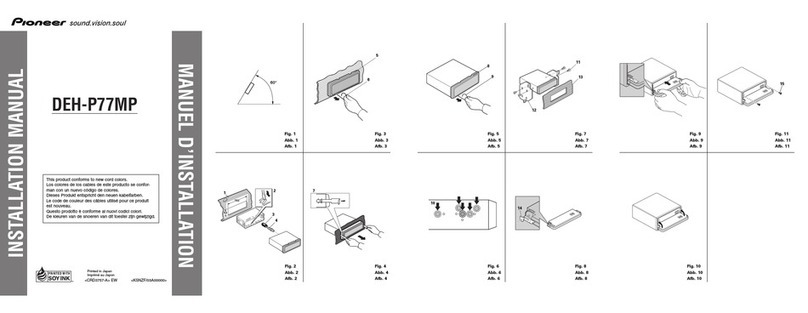Pioneer DEH-P77MP User manual
