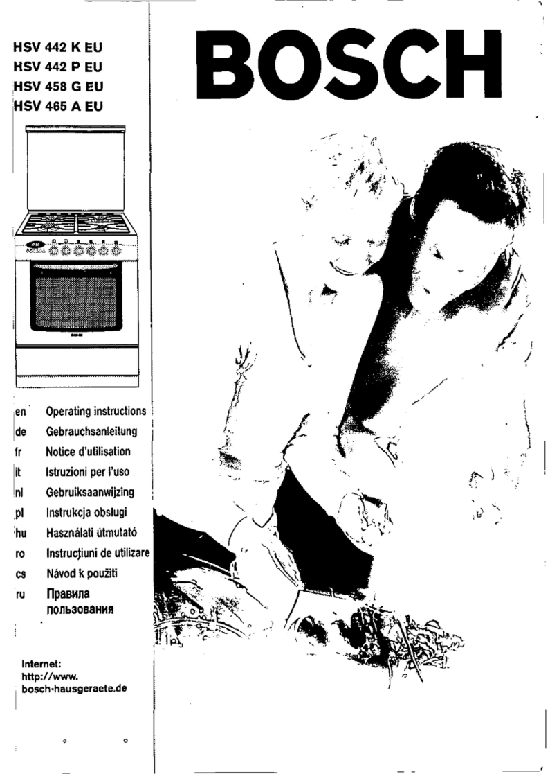 Bosch HSV 442 P User manual