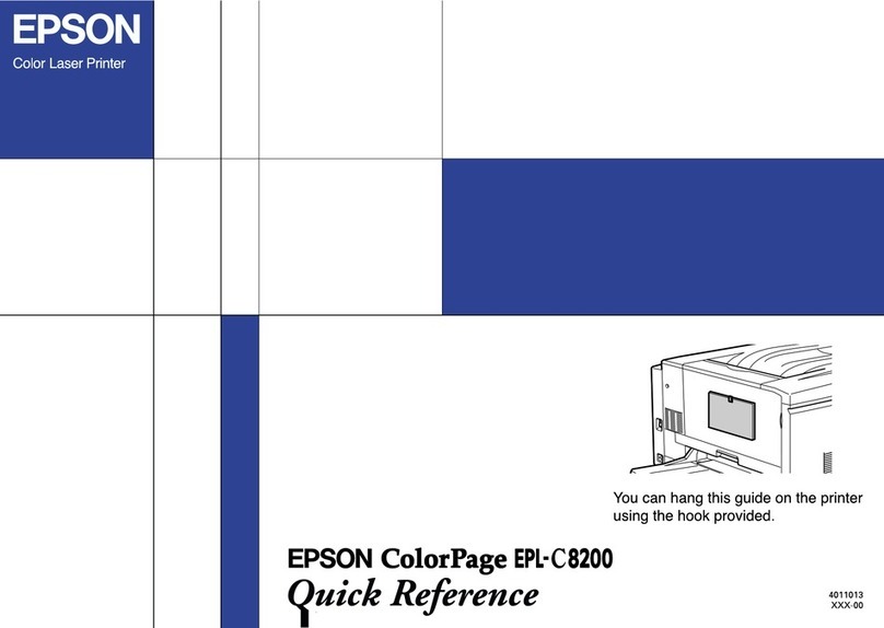 Epson ColorPage EPL-C8200 User manual