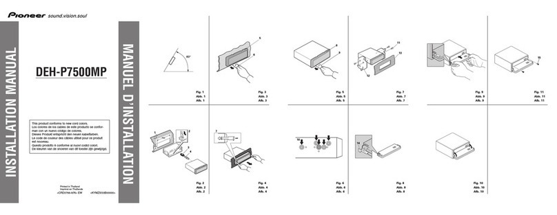 Pioneer DEH-P7500MP User manual