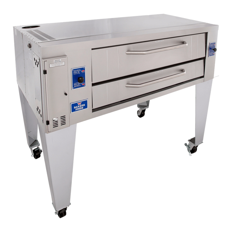 Bakers Pride SUPER DECK Y-600 Specifications