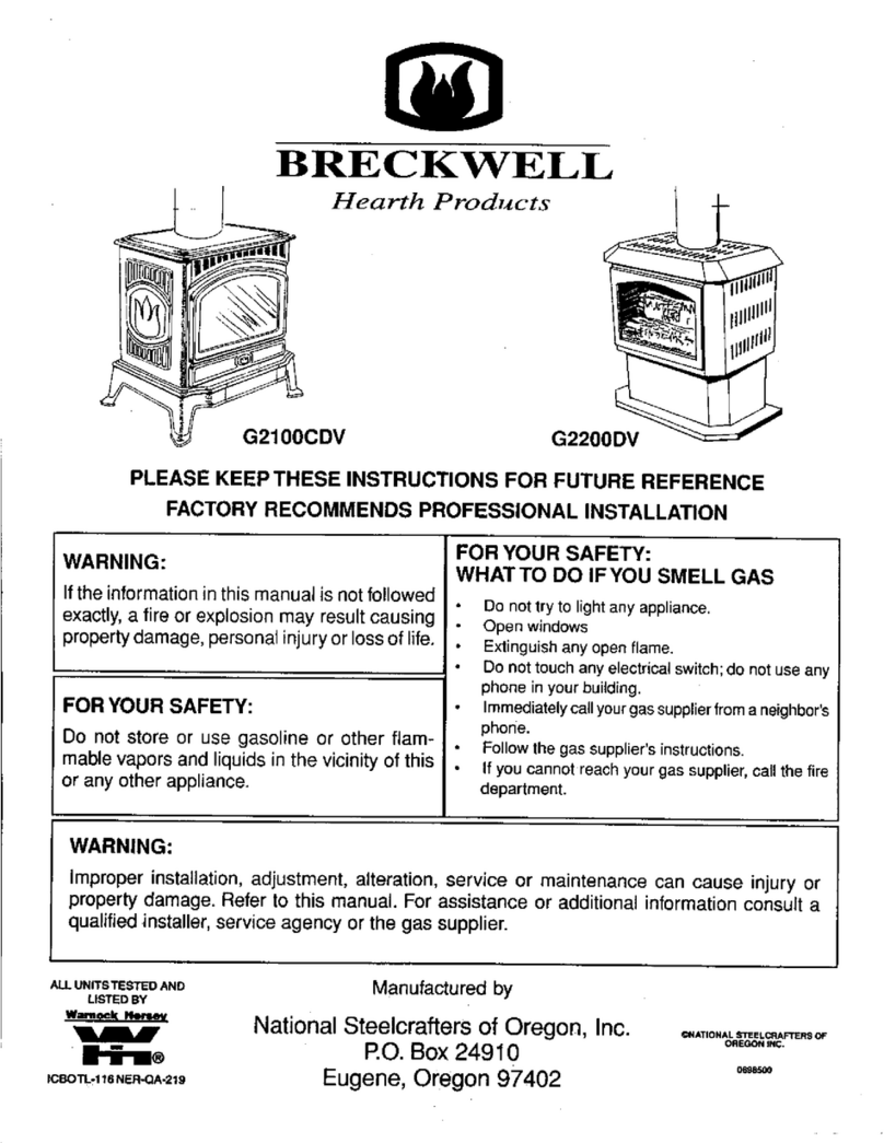 Breckwell G2100CDV User manual