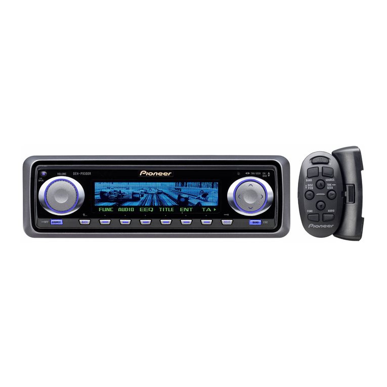 Pioneer DEH-P9300R Operation manual