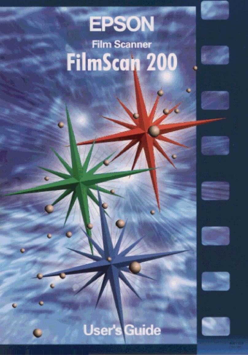 Epson FILMSCAN 200 User manual