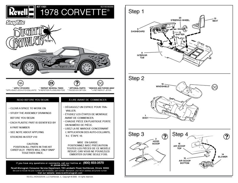 REVELL KIT 1161 User manual