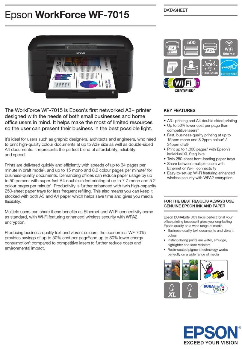 Epson WorkForce WF-7015 User manual