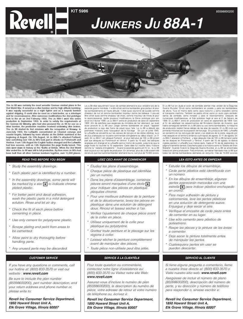 REVELL KIT 5986 User manual