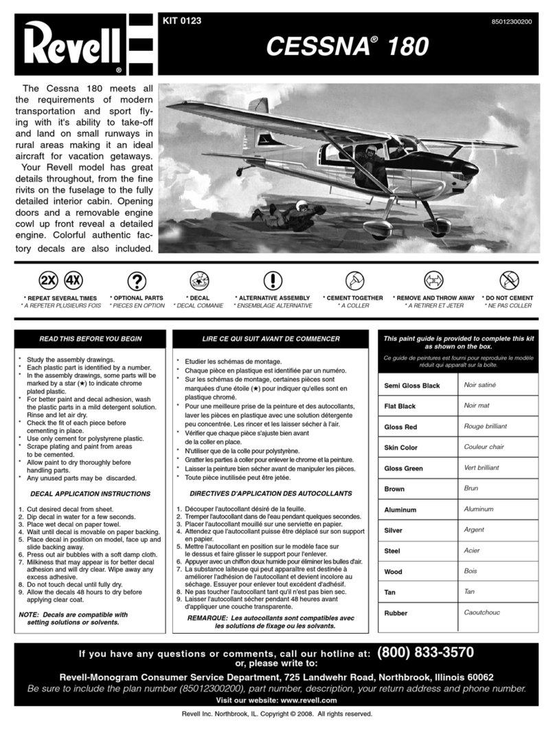 REVELL KIT 0123 User manual