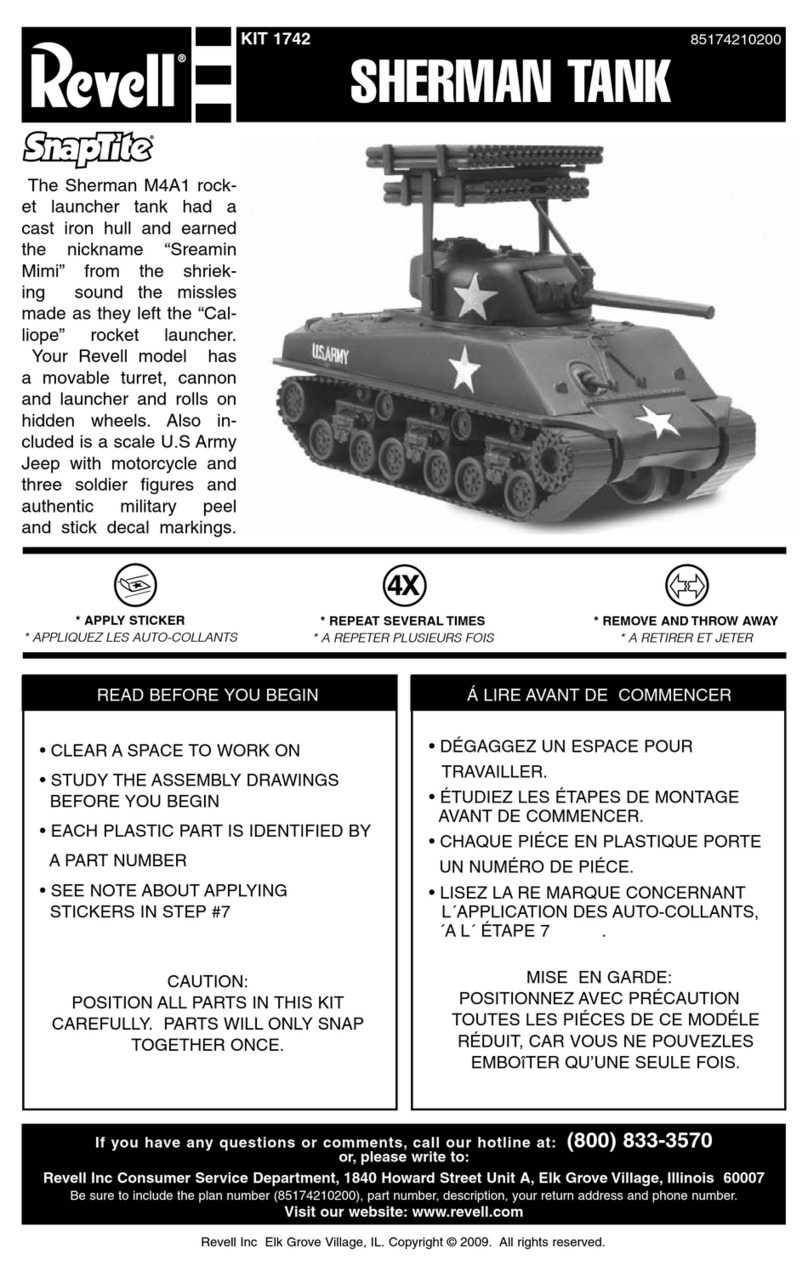 REVELL KIT 1742 User manual