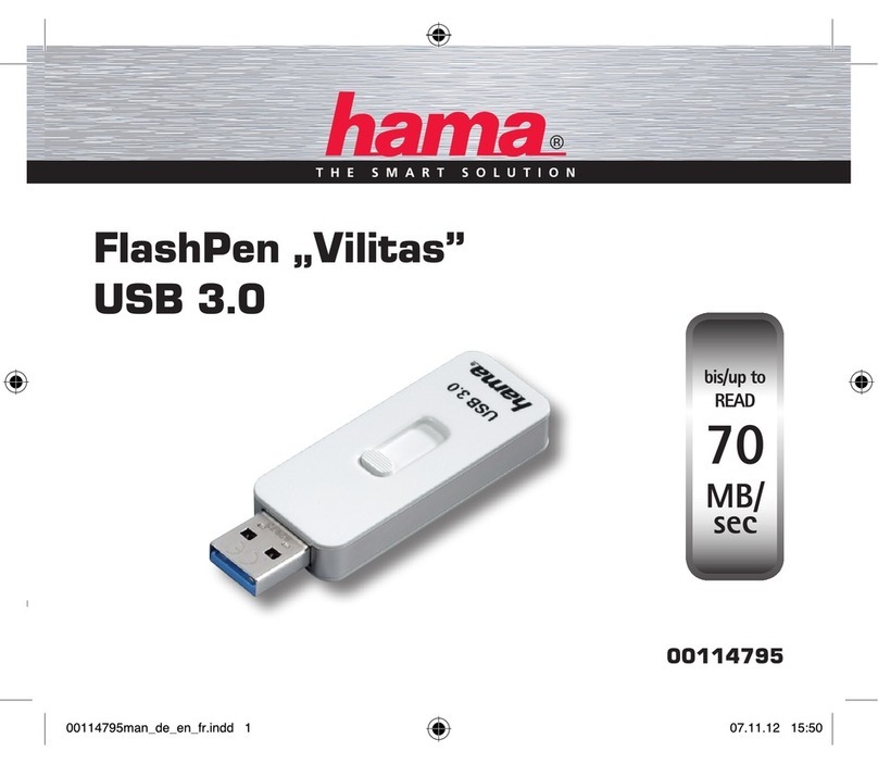 Hama Vilitas FlashPen USB 3.0 User manual