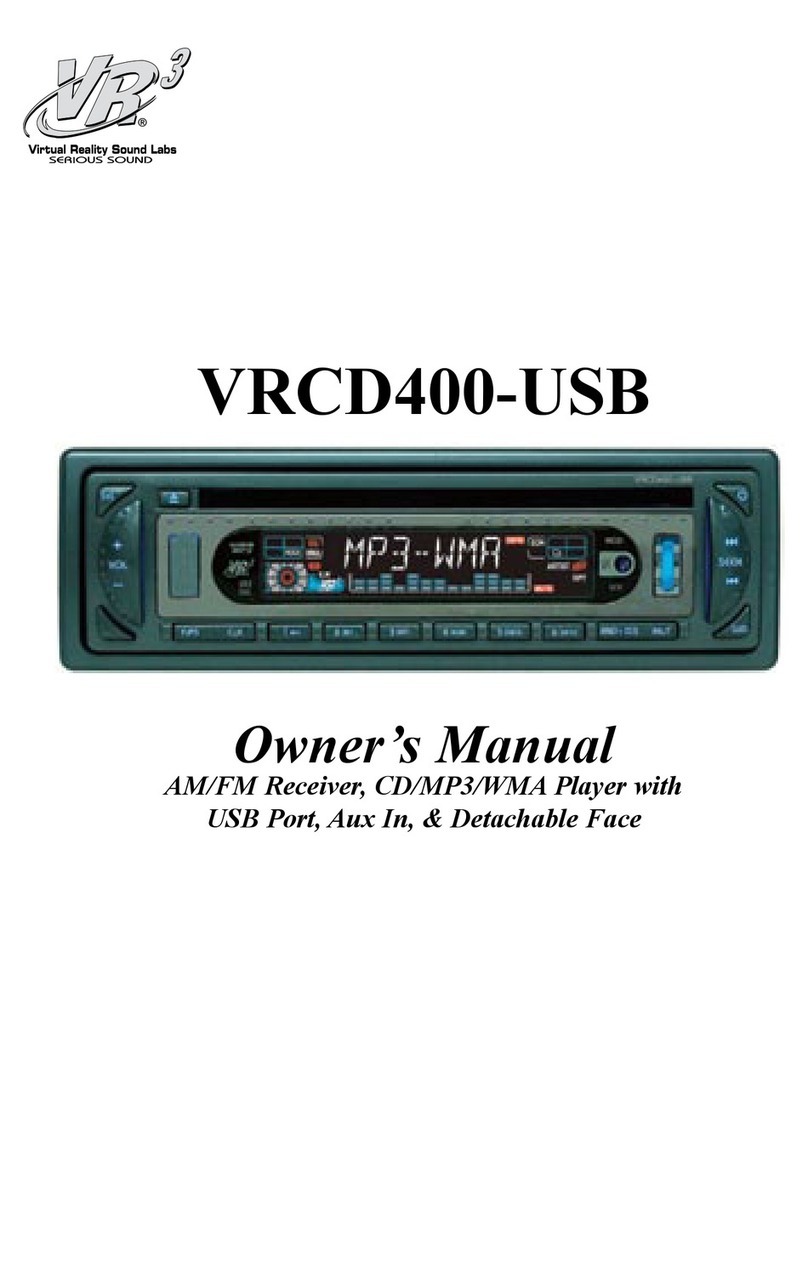 Virtual Reality VRCD400-USB User manual