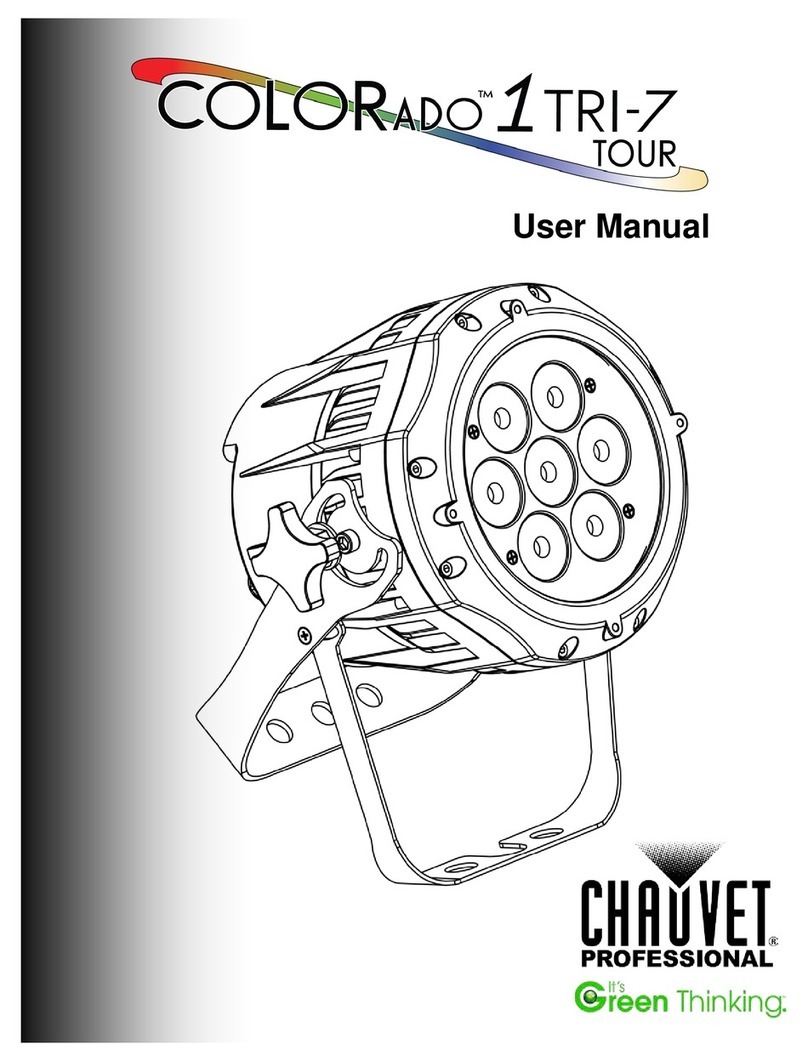 Chauvet 1 TRI-7 TOUR User manual