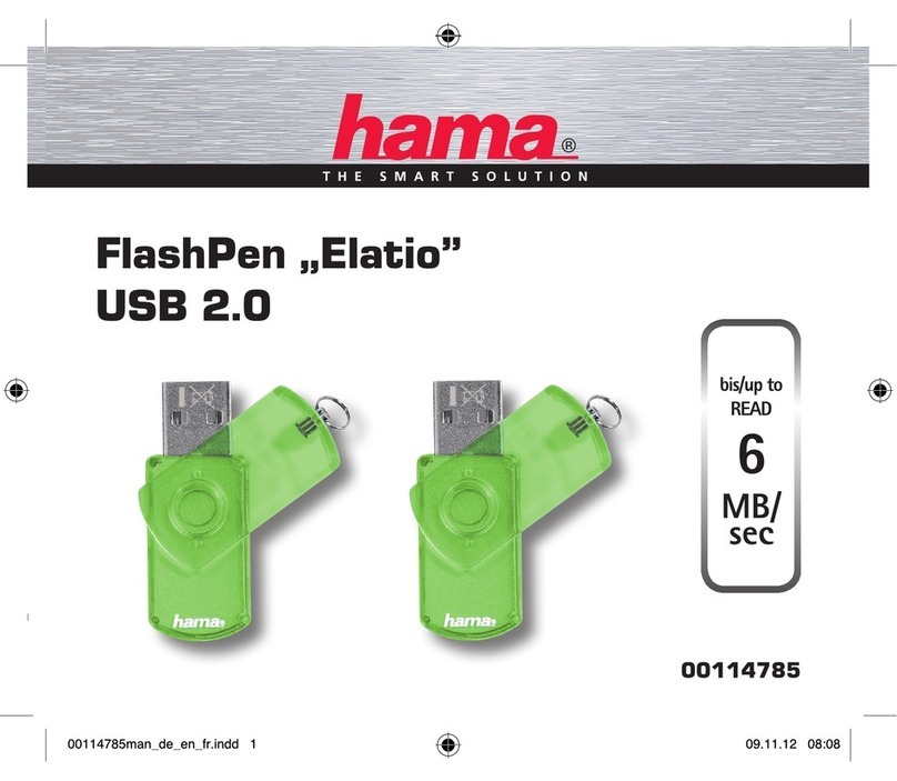 Hama Highspeed FlashPen Floater USB 2.0 User manual Hama Highspeed FlashPen Floater USB 2.0 User manual