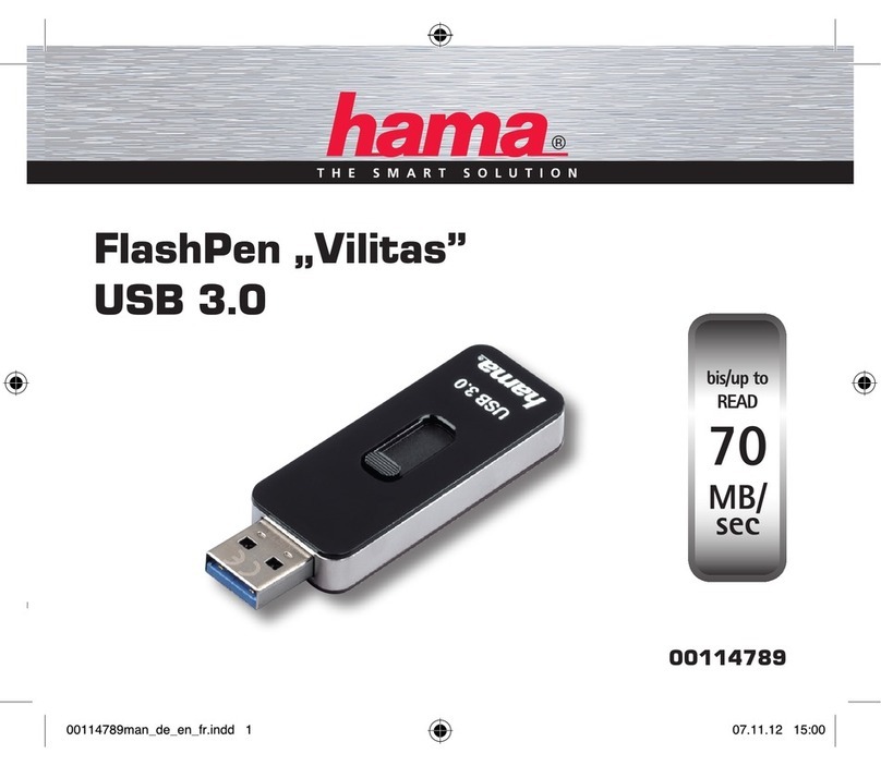 Hama Vilitas FlashPen USB 3.0 User manual