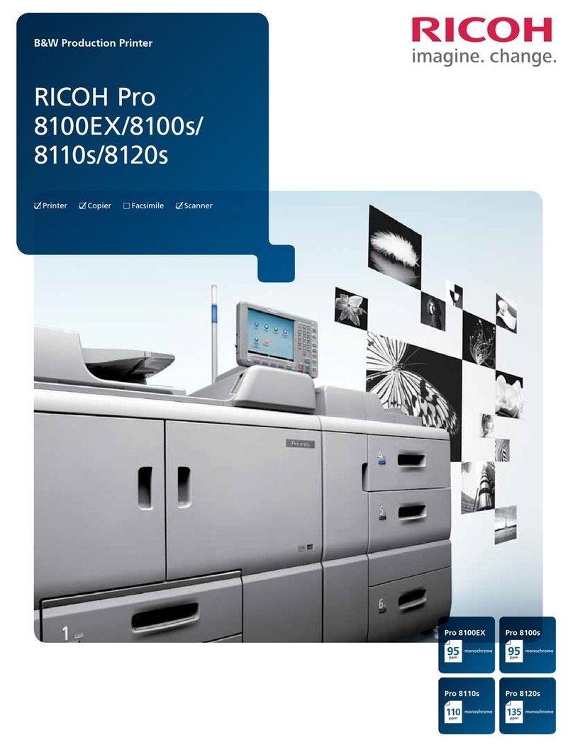 Ricoh Pro 8120s User manual