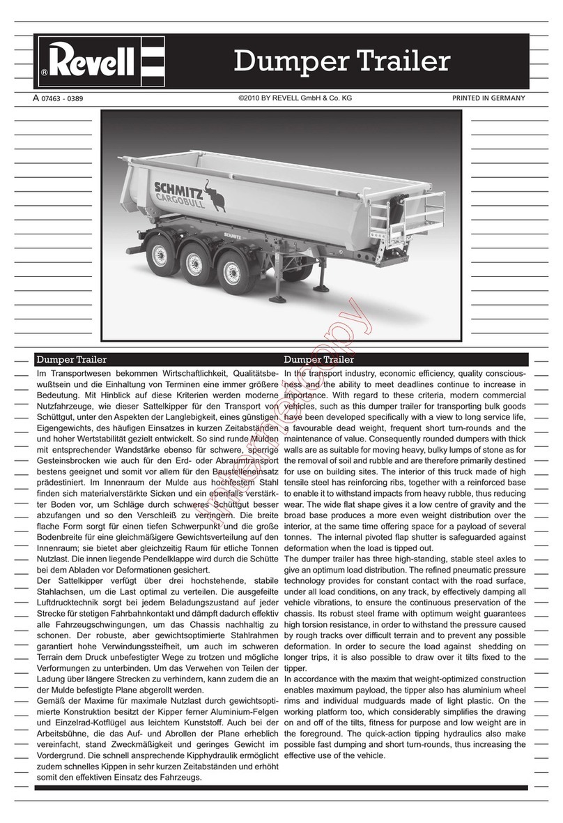 REVELL Dumper Trailer User manual