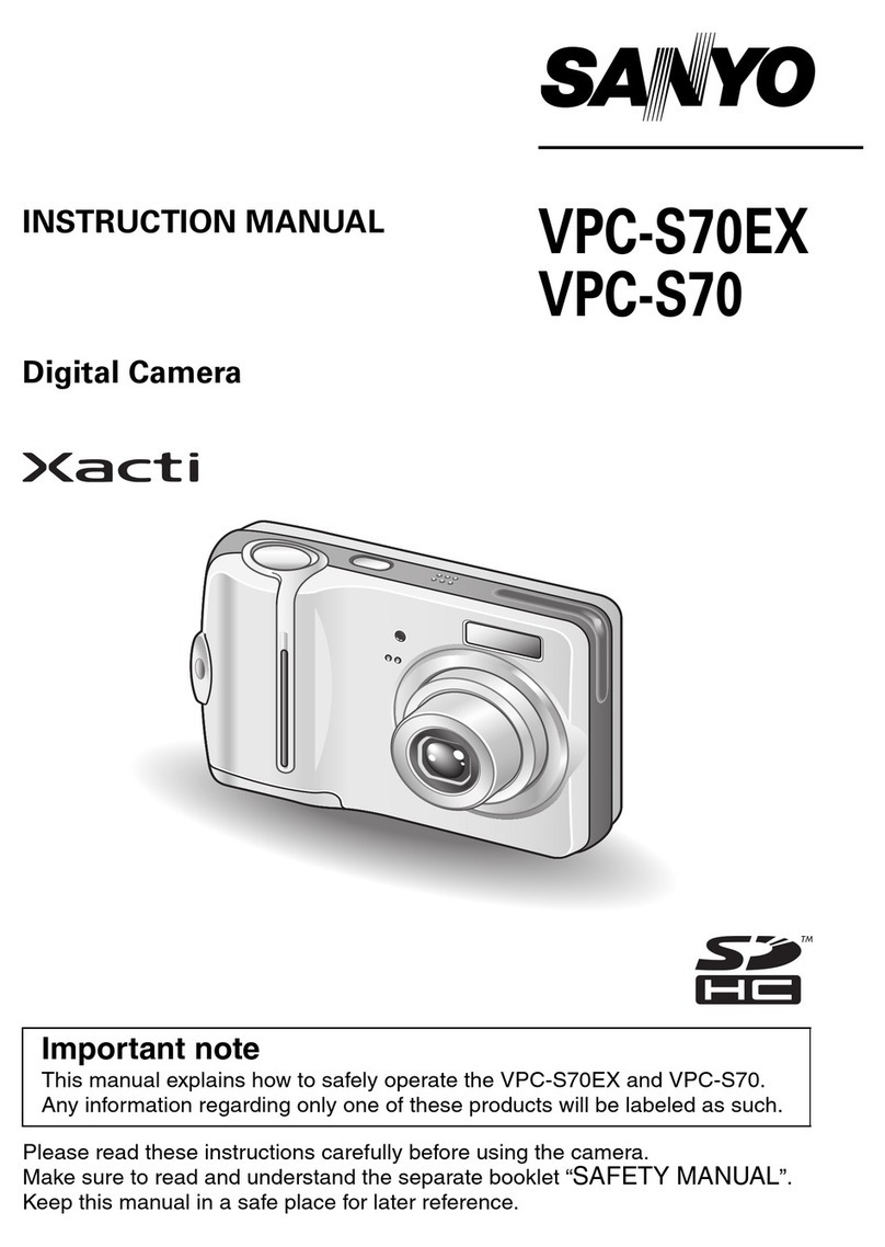 Sanyo Xacti VPC-S70EX User manual