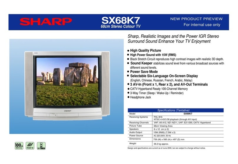 Sharp SX68K7 User manual