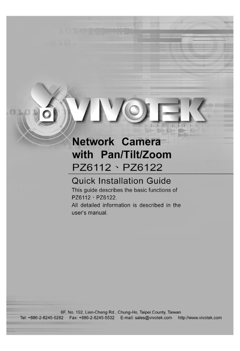 Vivotek PZ6112 User manual