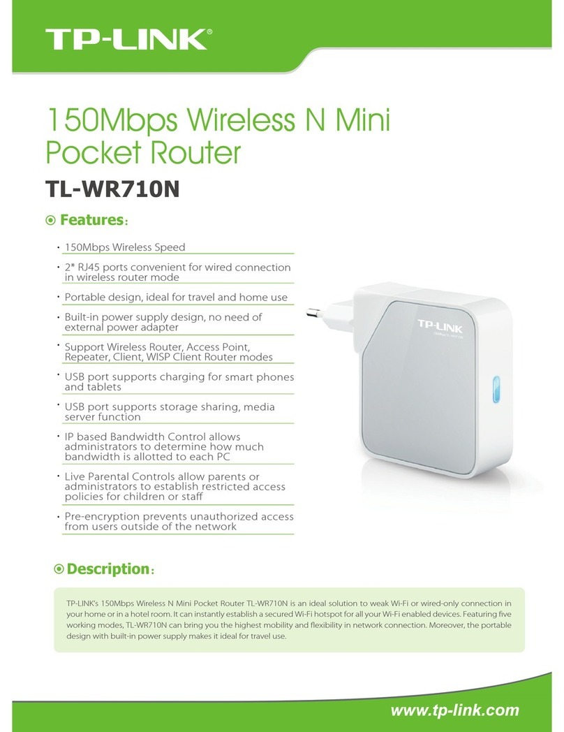 TP-Link TL-WR710N Owner's manual