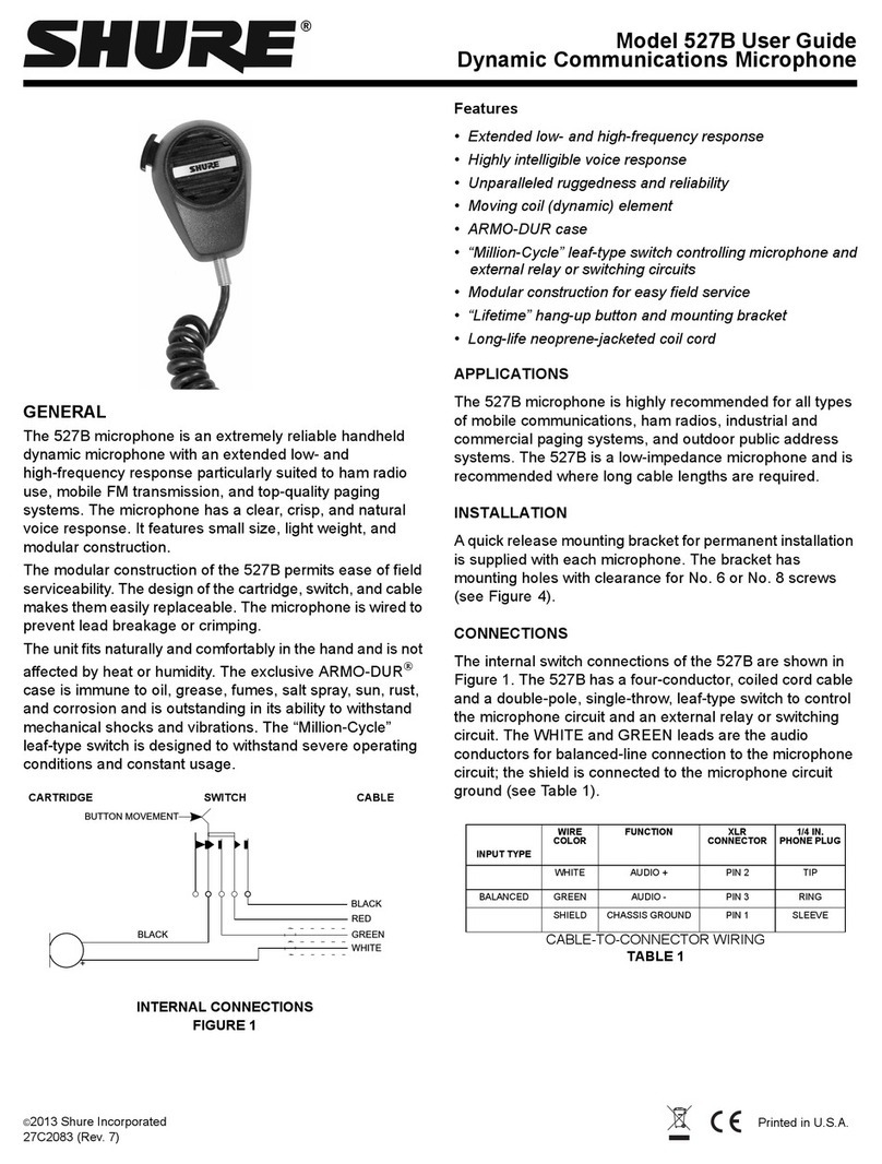 Shure 527B user guide